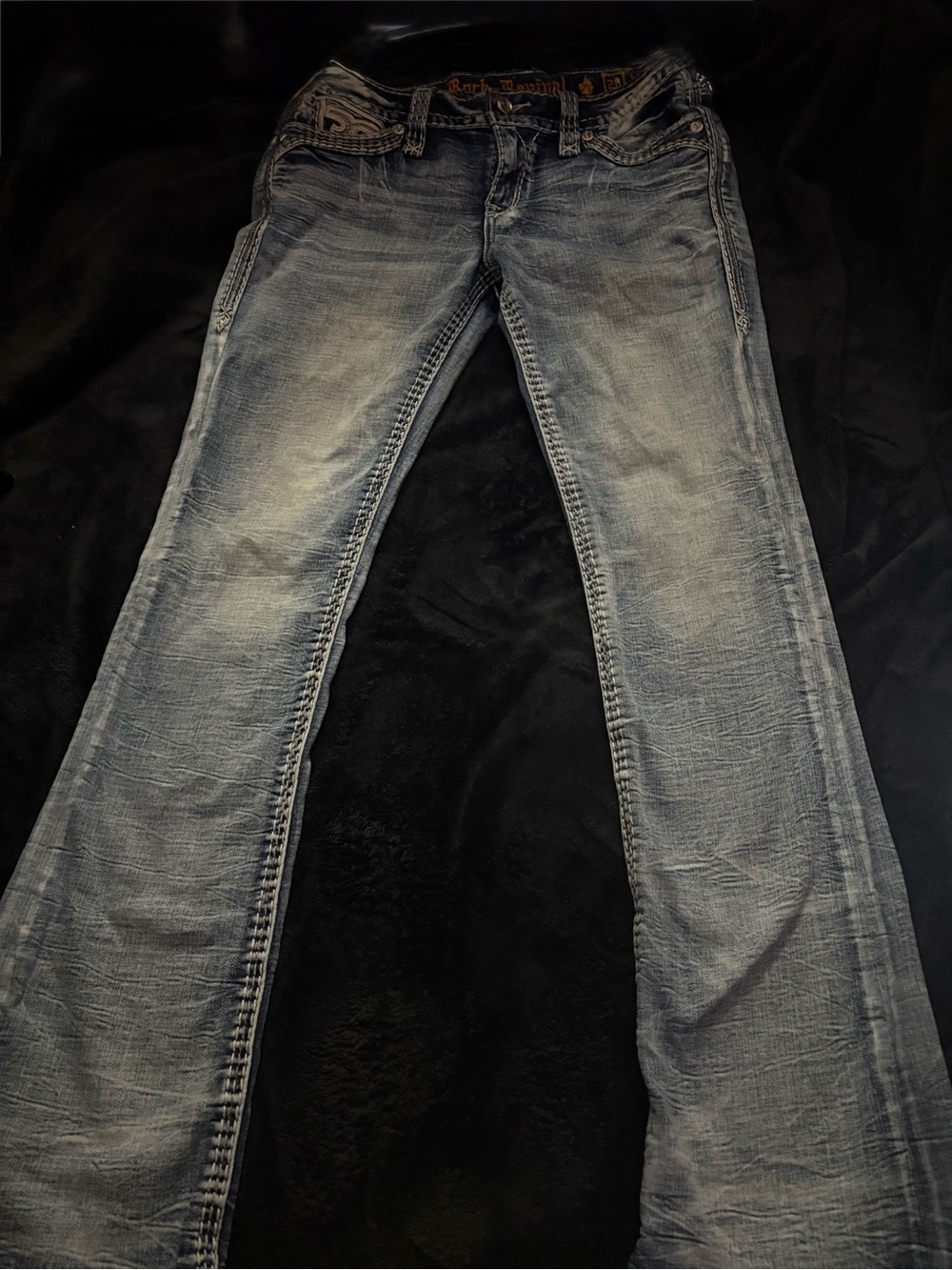 Rock Revival Light Blue Flare Jeans